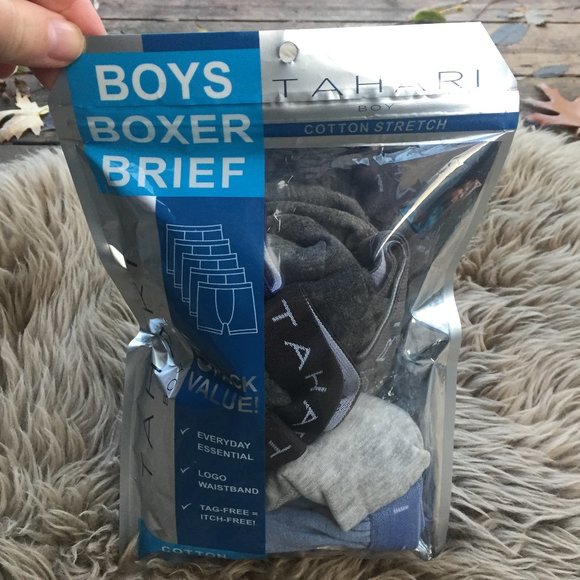 NWT Tahari 5-pack cotton boxer briefs - size 4T - Picture 1 of 6